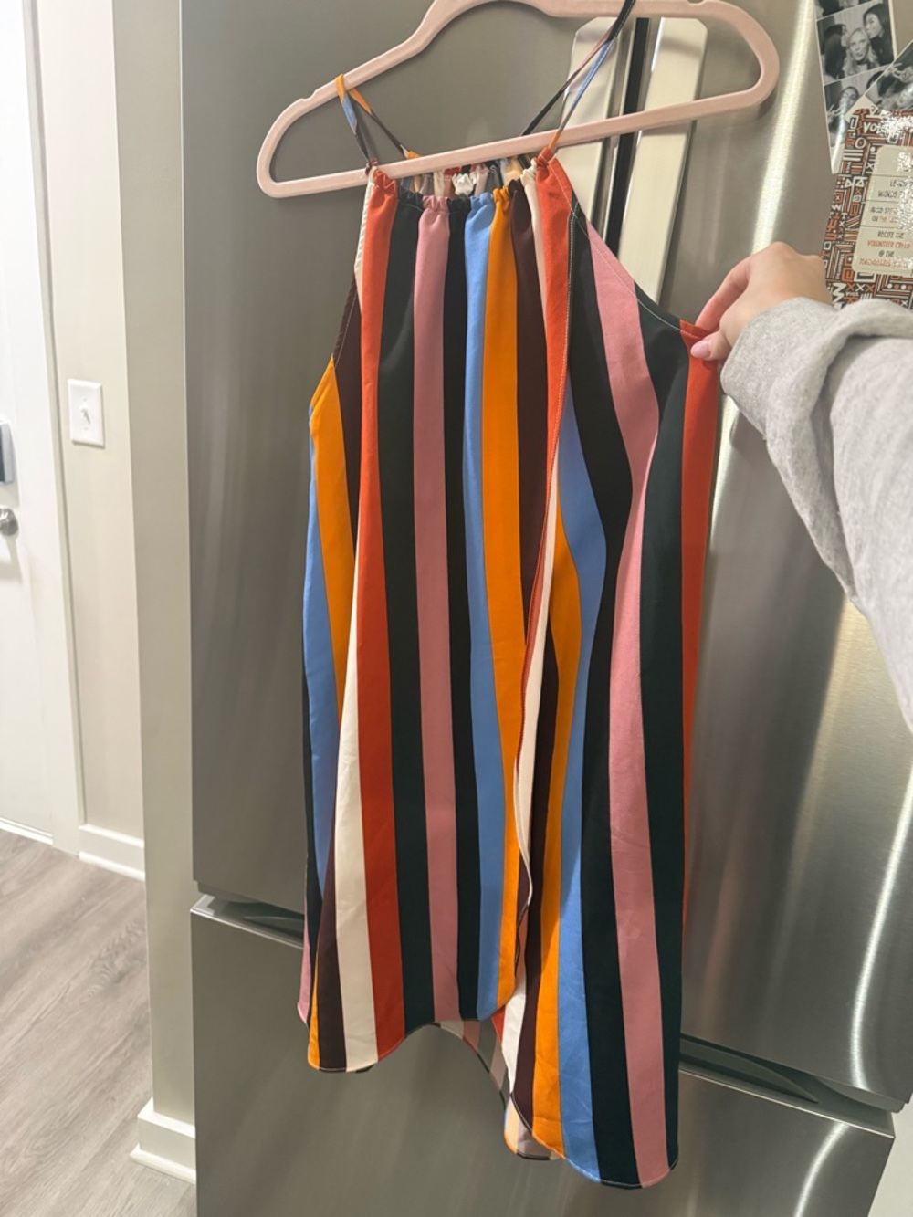 Sleeveless Striped Dress